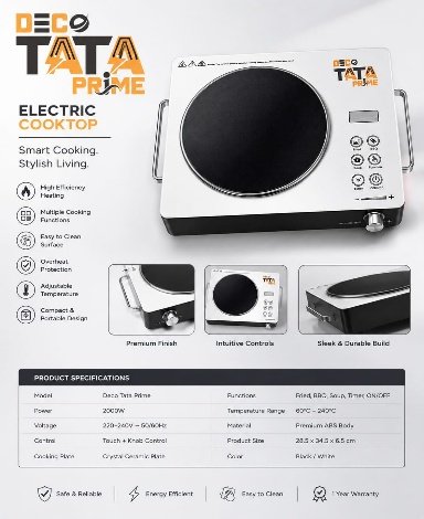 Deco Tata Prime Infra Red — 2000W