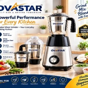 Ovastar Mixer Grinder — 750W, 3 JAR